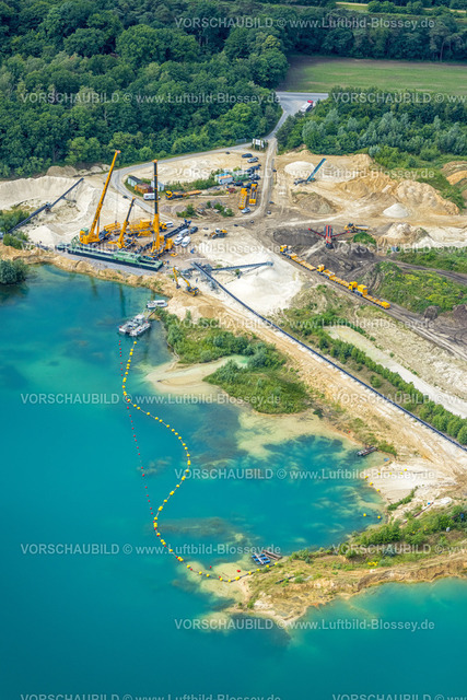 Haltern220602425 | Luftbild, Quarzwerke Köster und Weiken GmbH und See, Ahsen, Datteln, Ruhrgebiet, Nordrhein-Westfalen, Deutschland