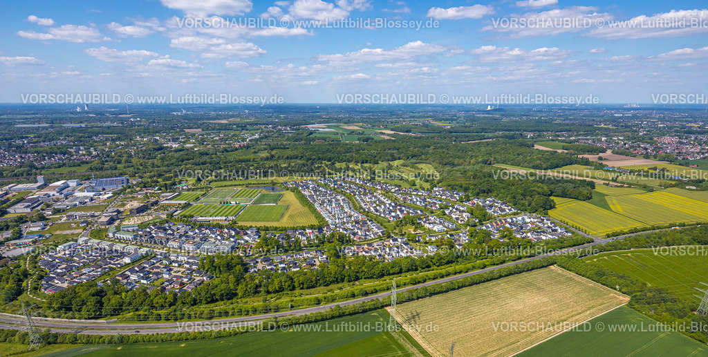 Dortmund230512073 | Luftbild, DSW 21 Dortmunder Stadtwerke, Wohngebiet Hohenbuschei, BVB 09 Borussia Dortmund Trainingszentrum, Adi-Preißler-Allee, Brackeler Feld, Brackel, Dortmund, Ruhrgebiet, Nordrhein-Westfalen, Deutschland