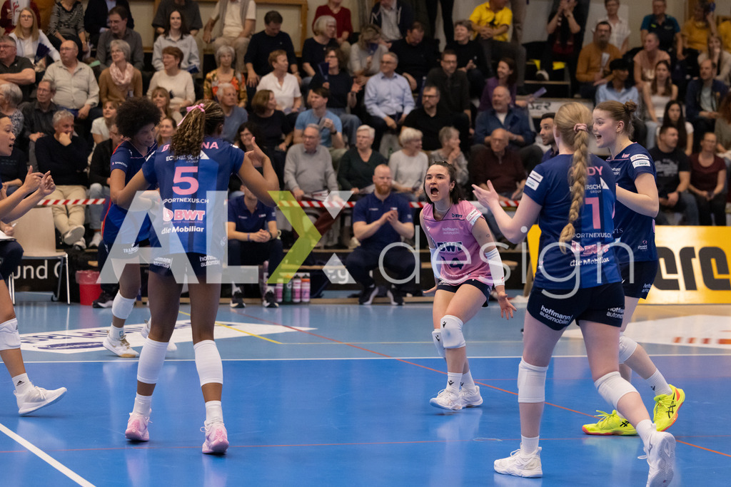 Volleyball I Frauen I Saison 2025-2026 I Volleyball NLA | Women I 1/2 Finals I  VC Kanti Schaffhausen - Sm'Aesch Pfeffingen I 22.03.2026 | 14 Romina Schnyder (CH) (Sm'Aesch Pfeffingen) – Libera - Realisiert mit Pictrs.com