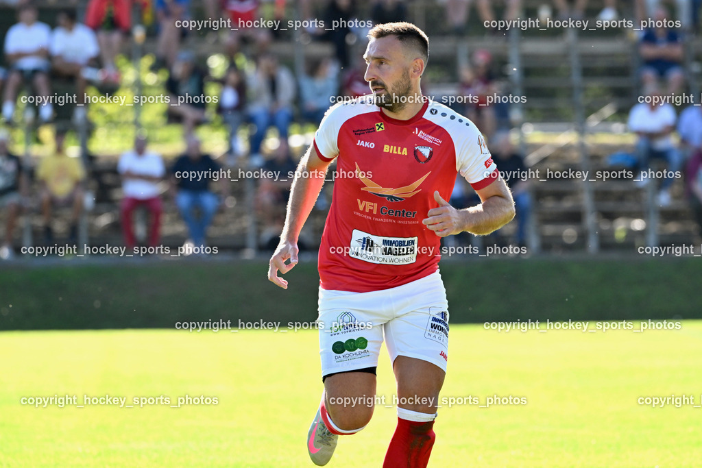 ATUS Nötsch vs. FC Dölsach | #9 Edin Avdic ATUS Nötsch, ATUS Nötsch vs. FC Dölsach, ATUS Nötsch vs. FC Dölsach am 23.08.2026 in Nötsch (Sportplatz Nötsch), Austria, (Photo by Bernd Stefan)