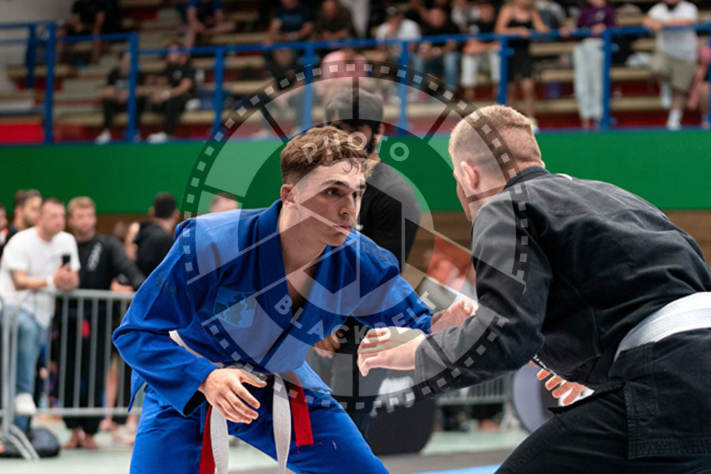 20230826PBB52490 | Fighters compete during the AJP INTLPRO BJJ and grappling competition in Hamburg, Germany, on August 26 2023.