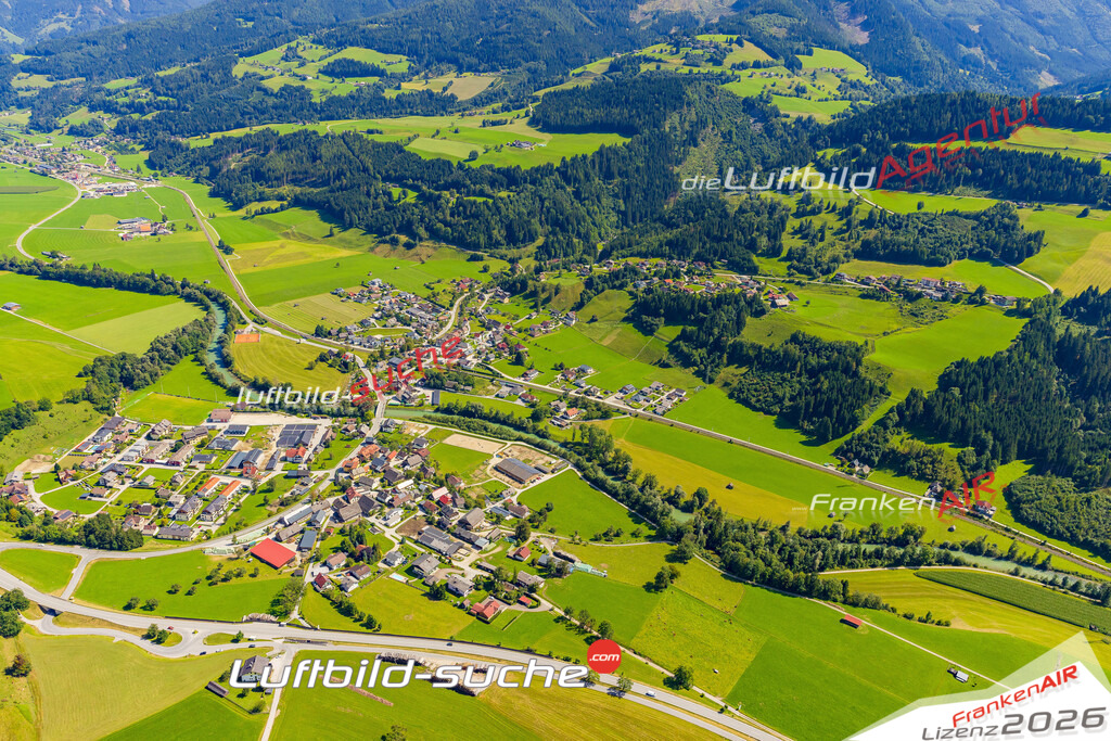 Pruggern Michaelerberg-Pruggern Bild- Das Luftbild wurde 2025 vom UL-Flugzeug heraus erstellt ( keine Drohnen Bilder! ) - Hochauflösende Luftaufnahme -Nicht vergleichbar mit Google Maps oder Satelittenbilder- Die Geschenkidee !Mit Lizenz und Bildrechte bestellbar