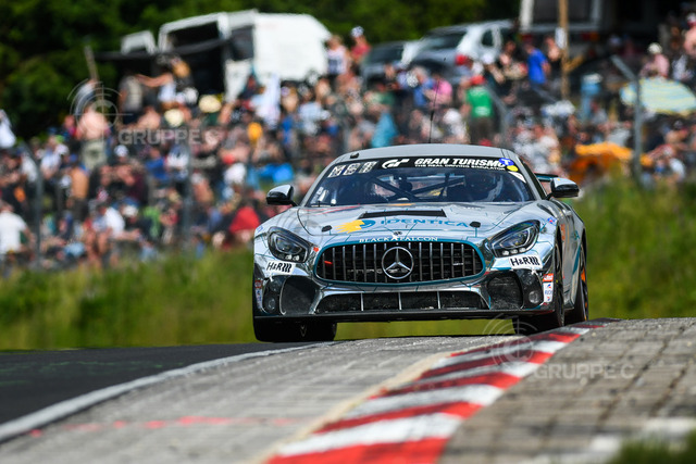 24hNbr19_0147517OK_JS | 24h Nürburgring 2019 - ADAC TOTAL 24-Rennen - Foto: Gruppe C Photography; #70 Mercedes-AMG GT4, Black Falcon Team Identica: Marek Boeckmann, Yannick Mettler, Tobias Mueller, Tristan Viidas - Realisiert mit Pictrs.com
