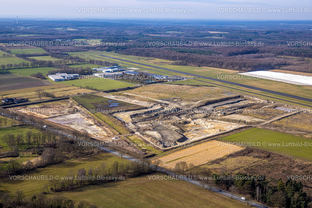 Bottrop250202086Kirchhellen | Luftbild, Kirchhellen-Nord-West, Bottrop, Ruhrgebiet, Nordrhein-Westfalen, Deutschland