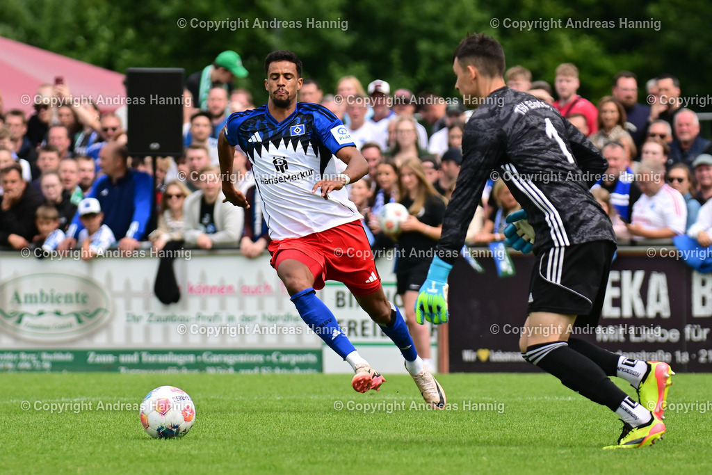 Fußball I Herren I Testspiel  I TSV Elstorf - Hamburger SV I 5.7.2025 | a-hannig - Realisiert mit Pictrs.com