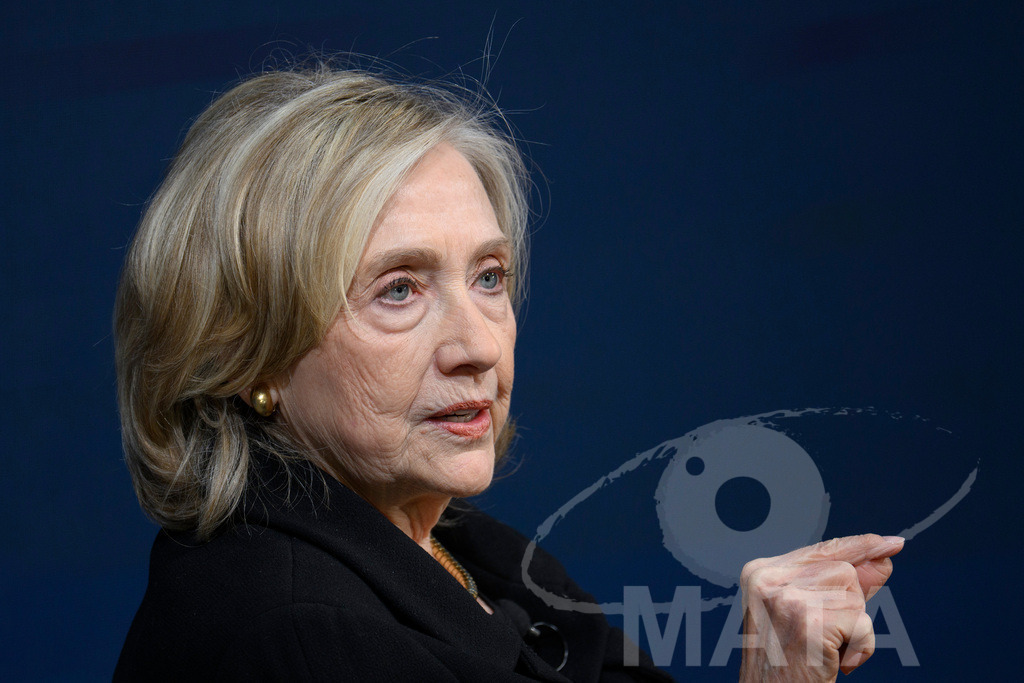 _DWA3908 | Die US-Politikerin Hillary Clinton auf der Veranstaltung Bridging Scholarship and Statecraft im Rahmen der Münchner Sicherheitskonferenz 2026. München, 13.02.2026 Bayern Deutschland  - Realisiert mit Pictrs.com