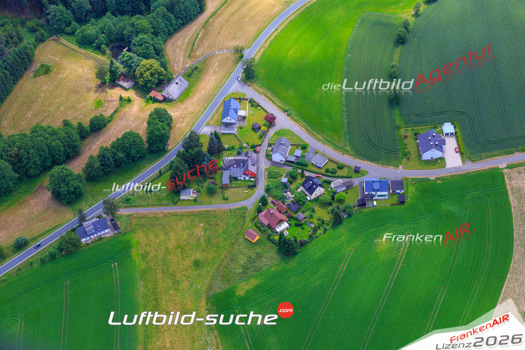 Die Luftaufnahme Rappetenreuth - Grafengehaig wurde vom UL-Flugzeug (keine Drohne) aus fotografiert.Hohe Druck- Auflösung-die Geschenkidee!