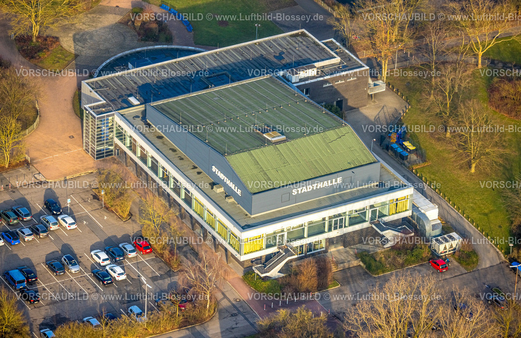 Kamp-Lintfort260101445 | Luftbild, Stadthalle Kamp-Lintfort Veranstaltungsstätte, Kamperbruch, Kamp-Lintfort, Ruhrgebiet, Nordrhein-Westfalen, Deutschland