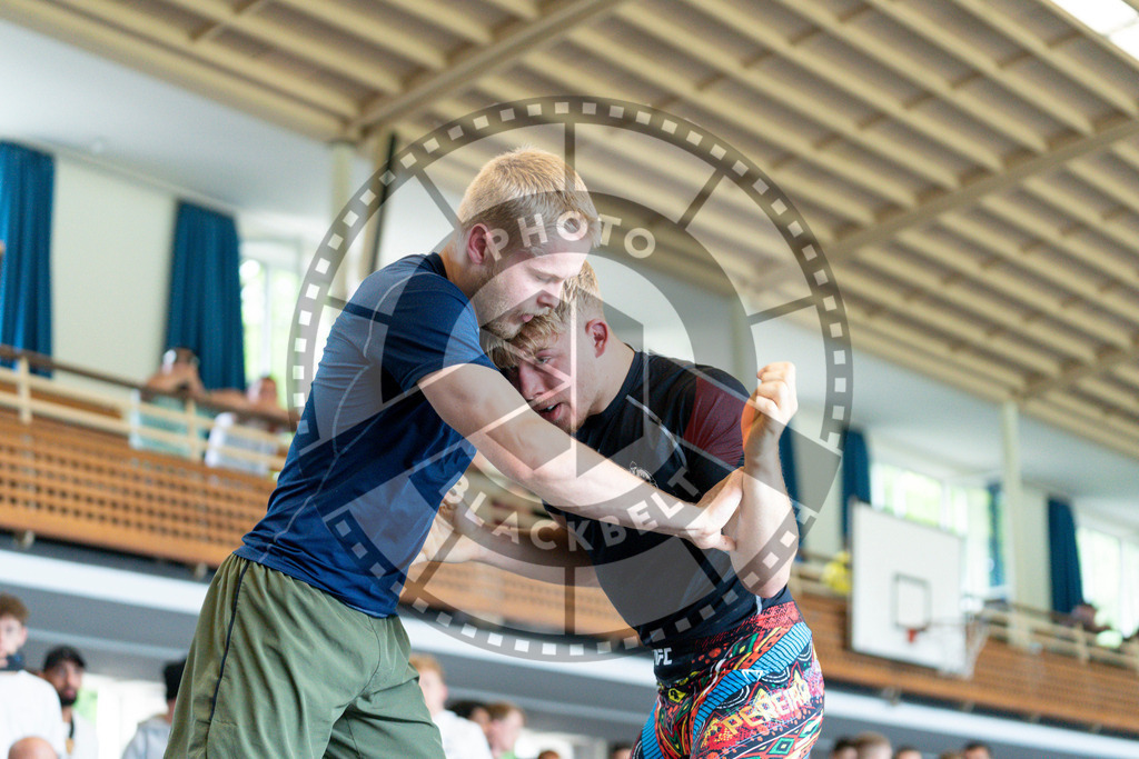 20240608PBB02448 | Fighters compete during the ILLCS VII summer edition luta livre competition in Hannover, Germany, on June 8, 2024.