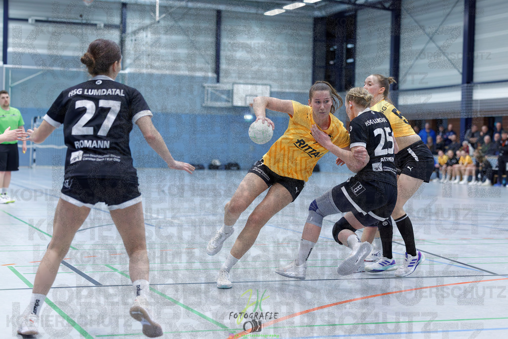 Handball Frauen Oberliga Mitte, HSG Eibelshausen/Ewersbach - HSG Lumdatal | Handball Frauen Oberliga Mitte, HSG Eibelshausen/Ewersbach - HSG Lumdatal am 21.02.2026 in Dietzhölztal-Steinbrücken (Sporthalle am Hammerweiher)Photo © 2026 - Jörg Heinrich - Realisiert mit Pictrs.com