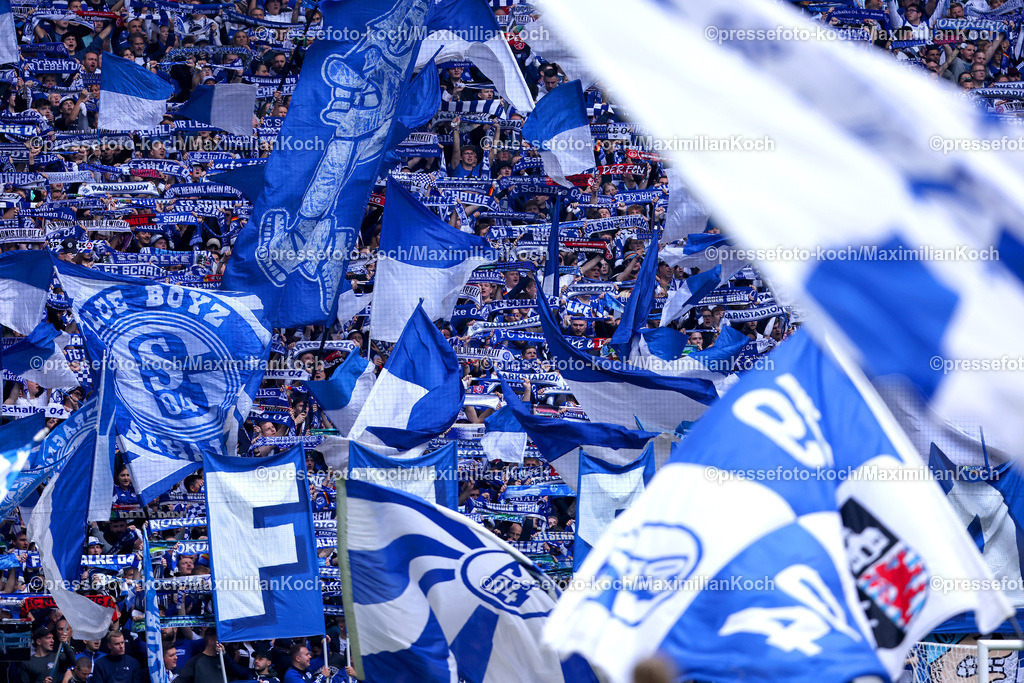 Schalke26102401038 | 26.10.2024, Fußball, FC Schalke 04 - SpVgg Greuther Fürth, 2. Fußball Bundesliga, Veltins-Arena Gelsenkirchen, Saison 2024 2025: Schalparade vor dem SpielDFB regulations prohibit any use of photographs as image sequences and or quasi-video.