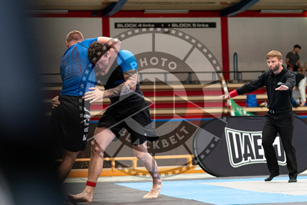 20230826PBB54227 | Fighters compete during the AJP INTLPRO BJJ and grappling competition in Hamburg, Germany, on August 26 2023.