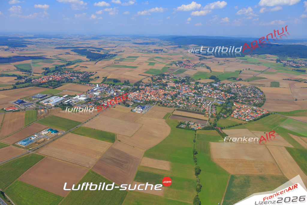 Luftbild von Muehle Hofheim-in-unterfranken - Luftaufnahme wurde 2015 von https://frankenair.de mittels Flugzeug (keine Drohne) erstellt - die Geschenkidee