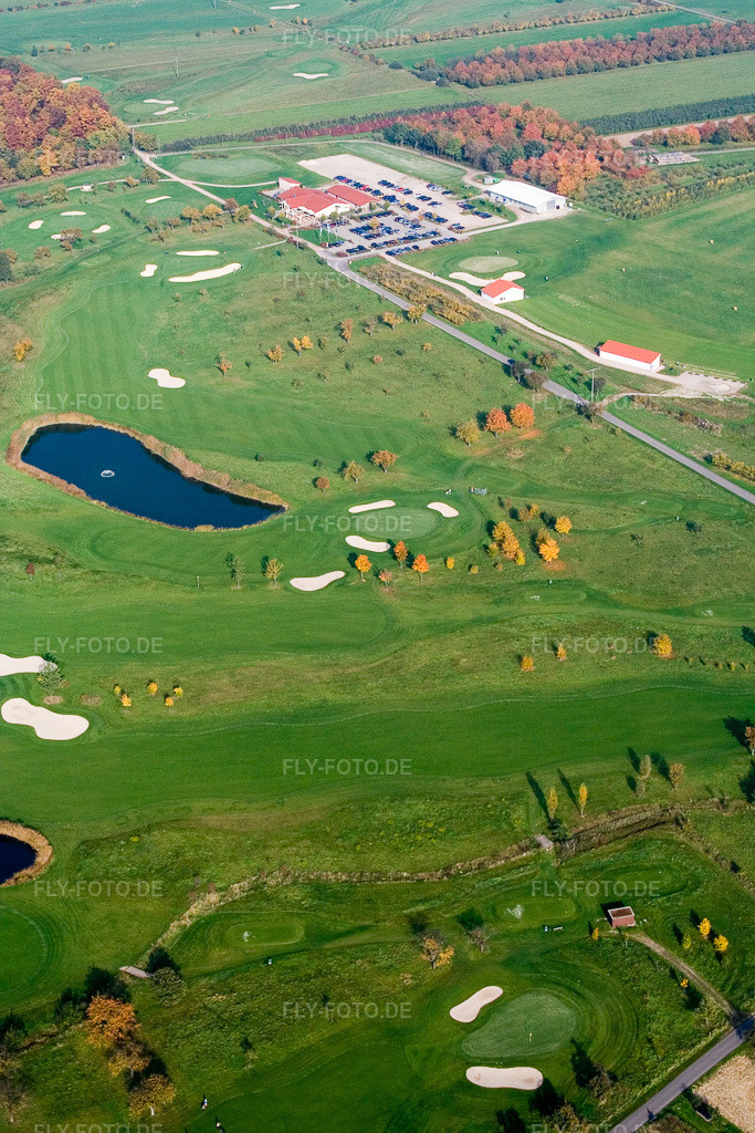 Luftbild: Gelände des Golfplatz Golfclub Urloffen im Ortsteil Zimmern im Ortsteil Urloffen in Appenweier im Bundesland Baden-Württemberg in Deutschland. Foto: IMG_13916.jpg vom 11.10.2008 durch Werner Riehm/FLY-FOTO.de