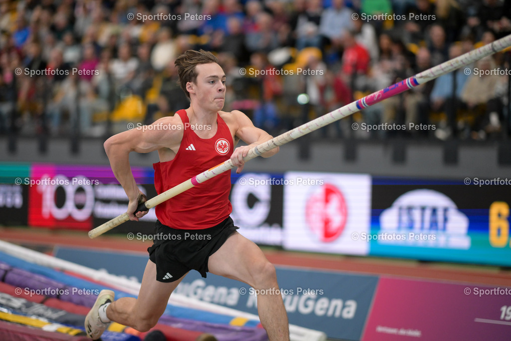 DM Halle 2026_Samstag-136 | 28.02.2026, xkaix, Leichtathletik Deutsche Meisterschaften Halle 2026,  v.l. Amadeus Gräber (Eintracht Frankfurt e.V.) - Realisiert mit Pictrs.com