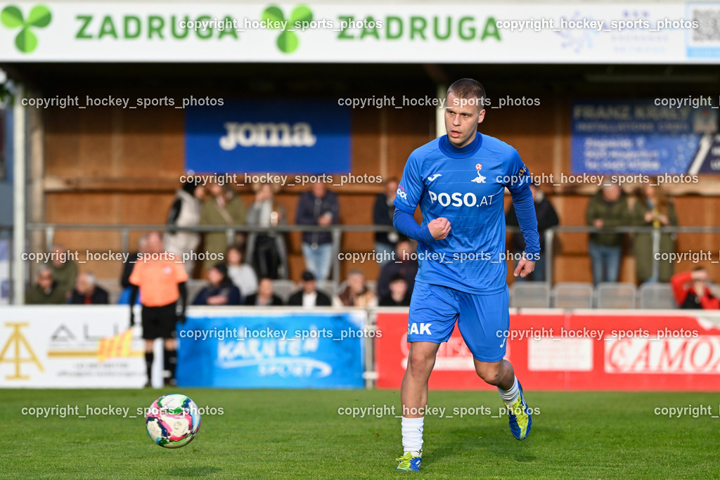 SAK vs. ATUS Velden 19.4.2024 | #13 Fabian Griesebner SAK, SAK vs. ATUS Velden 19.4.2024, SAK vs. ATUS Velden am 19.04.2024 in Klagenfurt (Sportpark Welzenegg), Austria, (Photo by Bernd Stefan)