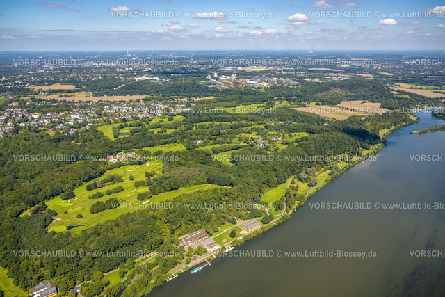 Bochum230801906 | Luftbild, Golfplatz Bochumer Golfclub Im Mailand, am Kemnader See, Stiepel, Bochum, Ruhrgebiet, Nordrhein-Westfalen, Deutschland