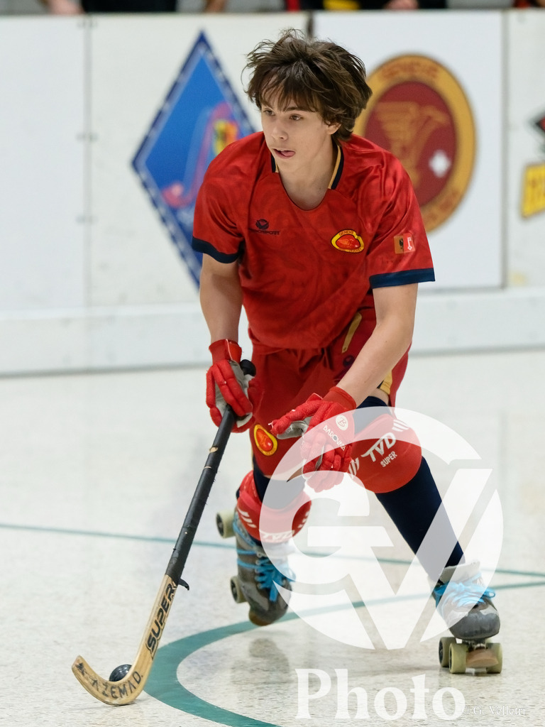Geneve RHC  v RC Biasca  - U17 | Geneve, Switzerland - May 10 : during the U17  match between Geneve RHC  and RC Biasca  at Centre sportif de la queue d'arve on May 10 , 2026 in Geneve, Switzerland.