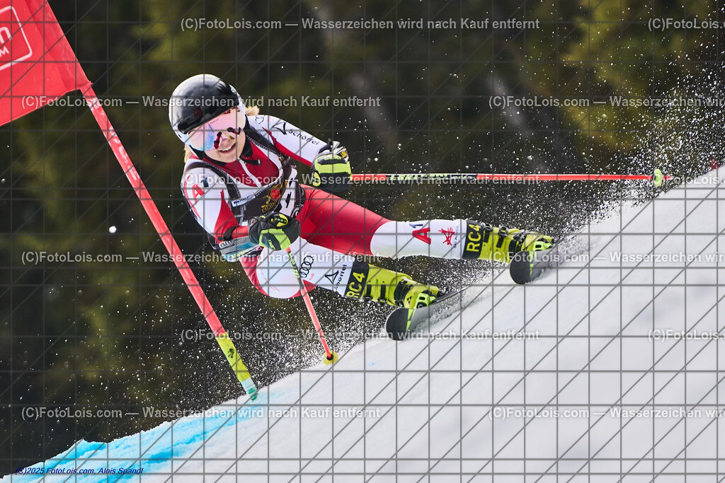 ALP1562_steir-MASTERS-Meistersch-SG_Reiteralm_PFLANZL Anna-Lena  | MASTERS-LM-Super-G Steiermark mit Wiener-LM auf der Reiteralm am Fr 28. März 2025.                         Veranstalter: Steirischer Skiverband (5000)Durchführender Verein: WSV Pichl-Reiteralm (5083)