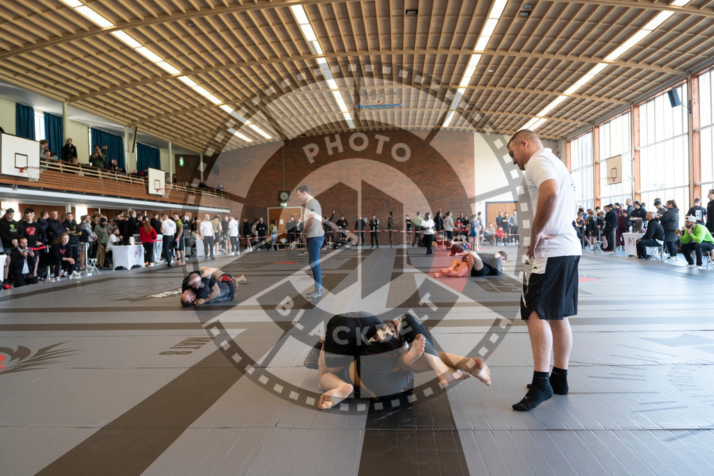 20240309PBB4159 | Fighters compete during the International Luta Livre (ILLCS) Spring Championship in Hannover, Germany, on March 9, 2024.