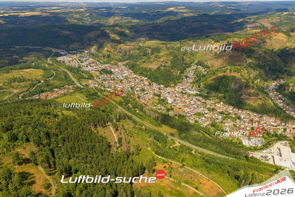Luftaufnahme von  Wallenfels - Die Luftaufnahme wurde 2025 vom UL-Flugzeug heraus erstellt ( keine Drohne ) - Hochauflösende Luftaufnahme - für professionelle Ausdrucke geeignet. Die Geschenkidee !Mit Lizenz und Bildrechte bestellbar