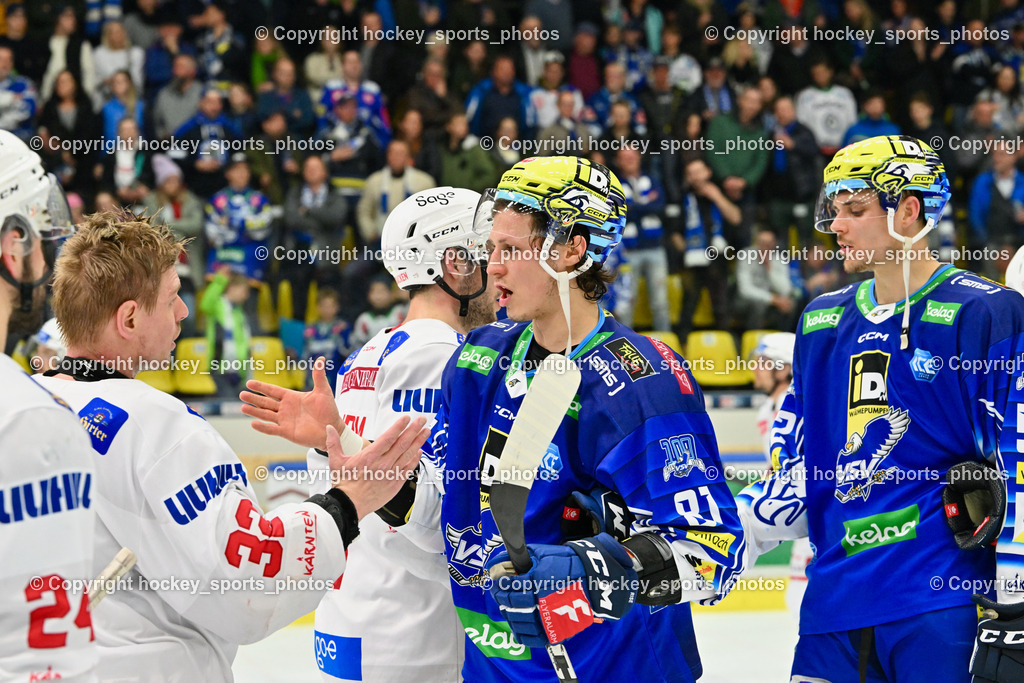 EC IDM Wärmepumpen VSV vs. EC KAC 17.3.2023 | #32 Dahm Sebastian, #81 Richter Marco, Handshake, 52 Rivett-Mattinen Nicolas