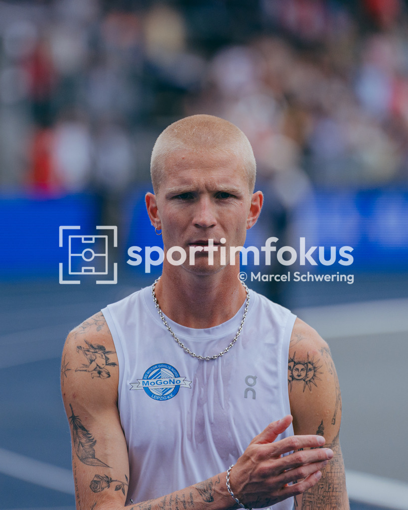 Deutsche Meisterschaften der Frauen und Männer 2026 | Robert Farken, SG Motor Gohlis-Nord Leipzig,, 1500-Meter-Lauf, Finale, Deutsche Meisterschaften der Frauen und Männer 2026, Lohrheidestadion Bochum-Wattenscheid, 26.07.2026. Foto: Marcel Schwering / sportimfokus - Realisiert mit Pictrs.com