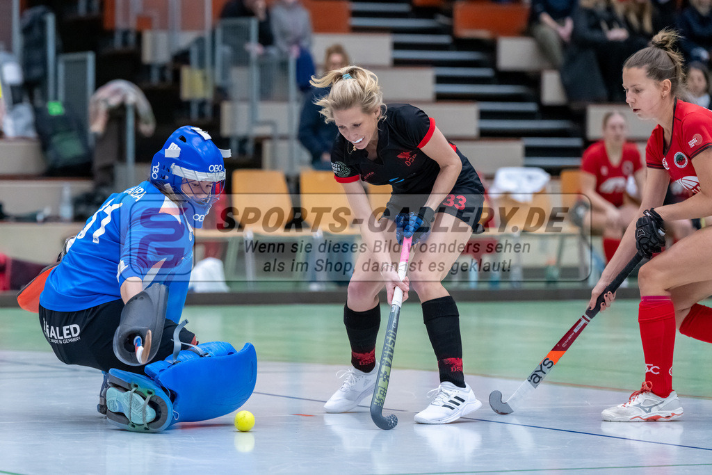 HK_20241214_100066 | 2. Bundesliga Halle Damen Crefelder HTC - DSD Düsseldorf am 14.12.2024 Halle Glockenpitz, Krefeld ,