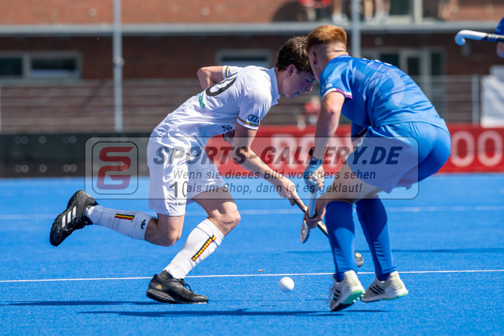 SFE_20230708_0048 | EuroHockey EM U18 Boys Belgium vs Scotland am 08.07.2023 in Krefeld (Gerd-Wellen-Hockeyanlage), Photo: Stephan Fehrmann 2023 (Sports-Gallery)