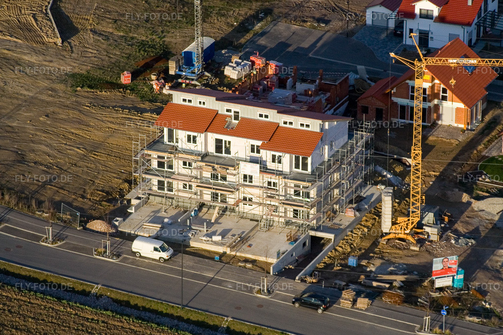 Luftbild: Am Höhenweg in Kandel im Bundesland Rheinland-Pfalz in Deutschland. Foto: IMG_9848.jpg vom 18.03.2008 durch Werner Riehm/FLY-FOTO.de