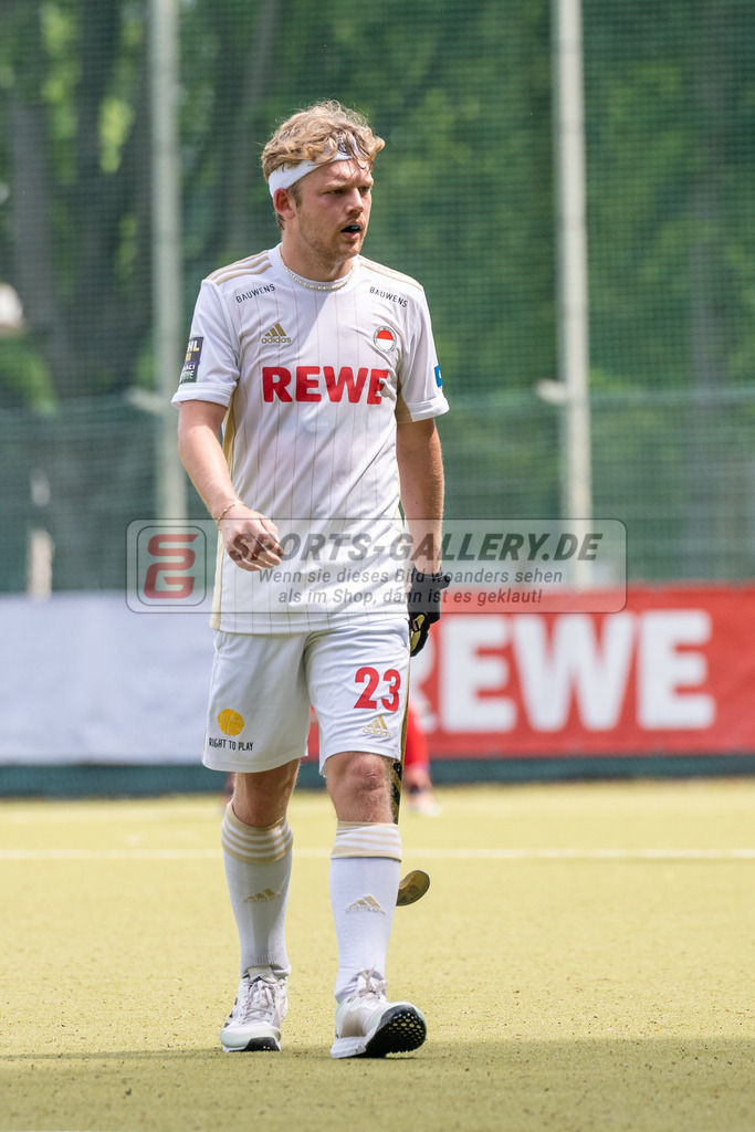 SFE_20230521_0074 | 1. Bundesliga Hockey Viertelfinale 3 Herren Rot-Weiss Köln - Berliner HC am 21.05.2023 in Köln (KTHC Stadion Rot-Weiss Köln Tennis and Hockey Club), Photo: Stephan Fehrmann 2023 (Sports-Gallery),Thies Ole Prinz ( Rot-Weiss Köln #23 )