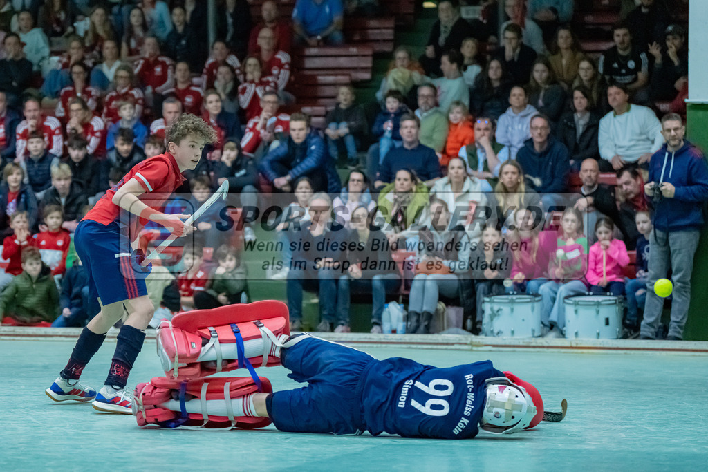 HK_20240225_108603 | Spiel um Platz 5 Deutsche Meisterschaft MU14 am 25.2.2024 Halle RW Köln, Köln ,