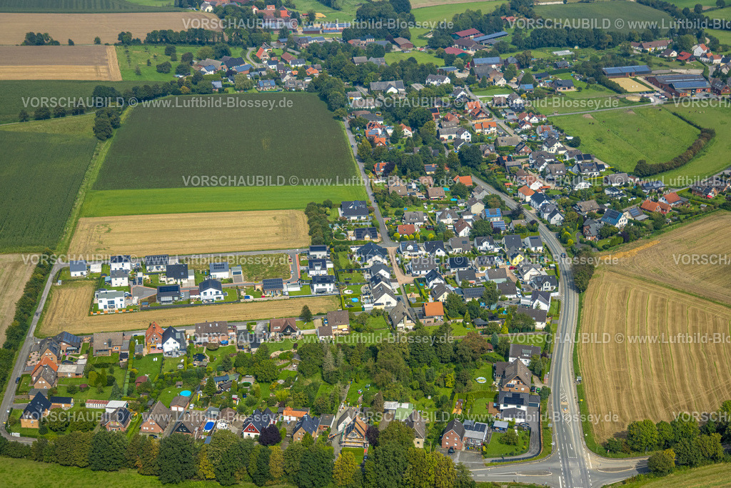 Froendenberg230901621 | Luftbild, Ortsansicht Ortsteil Ostbüren, Fröndenberg, Ruhrgebiet, Nordrhein-Westfalen, Deutschland