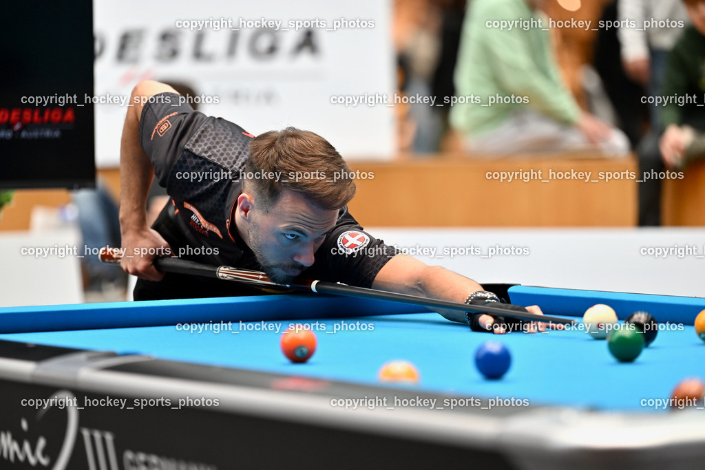 Pool Billard Bundesliga 2025 im ATRIO | Albin Ouschan, Pool Billard Bundesliga 2025 im ATRIO, Pool Billard Bundesliga 2025 im ATRIO am 29.03.2025 in Villach (Atrio), Austria, (Photo by Bernd Stefan)