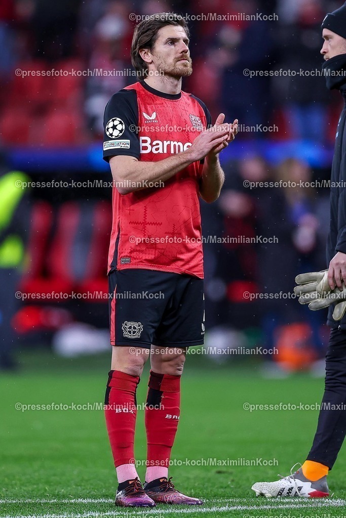 UCL29012502307 | 29.01.2025, Fußball, Bayer 04 Leverkusen - AC Sparta Prag, UEFA Champions League, 8. Spieltag, BayArena, Saison 2024 2025: Jonas Hofmann (Bayer04 Leverkusen #7)