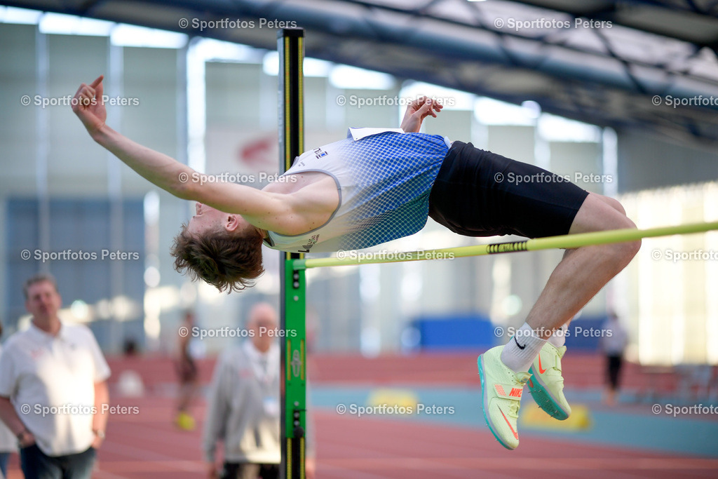 250208_xkaix_DM Mehrkampf_66 | 08.02.2025, xkaix, Leichtathletik 20. Deutsche Meisterschaften, Mehrkampf Halle v.l. Nils Kremling (LG TELIS FINANZ Regensburg) - Realisiert mit Pictrs.com