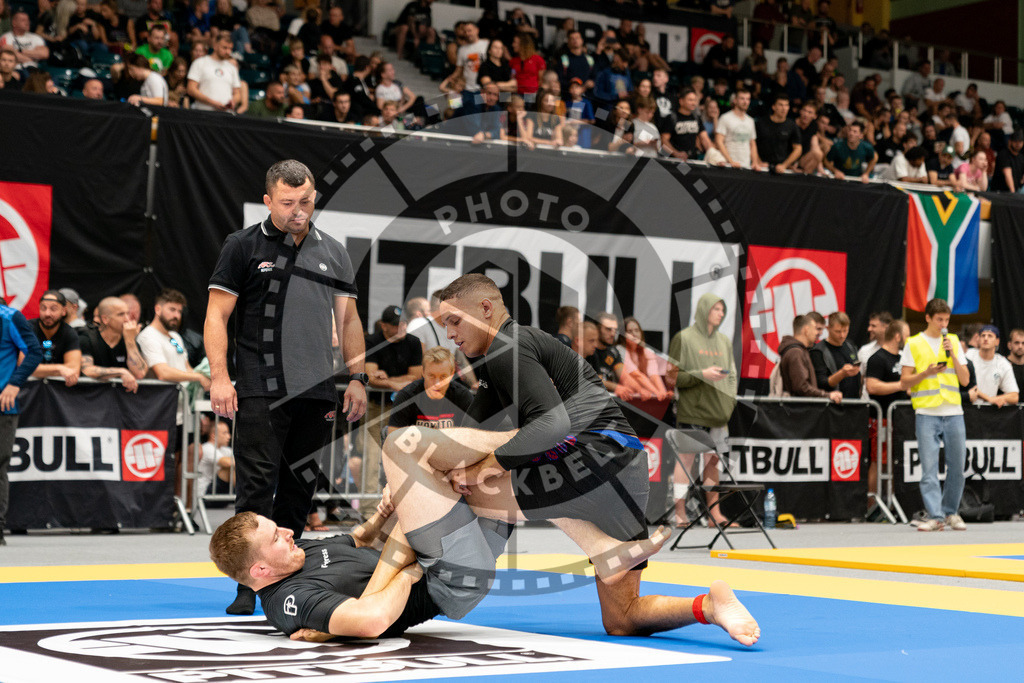 20230916PBB5707 | Fighters compete during the grappling tournement ADCC Trials (European, Middle East and African Championship) in Warsaw, Poland, on September 16, 2023.