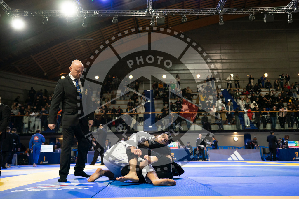 20240119PBB0546 | Fighters compete during the IBJJF European Championship in Paris, France, on January 19, 2024.