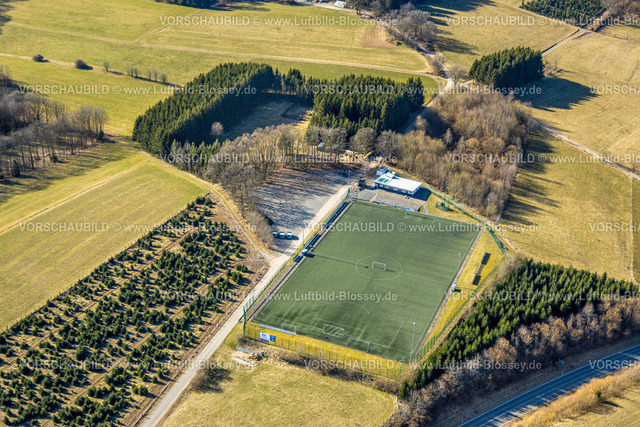 Kirchhundem250308492Brachthausen | Luftbild, Fußballstadion Sportplatz SV Brachthausen - Wirme e.V., Brachthausen, Kirchhundem, Sauerland, Nordrhein-Westfalen, Deutschland
