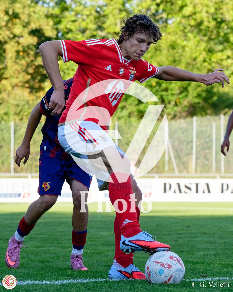 GenevaCup Group Phase - FC Basel v SL Benfica | during the GenevaCup Group Phase match between FC Basel and SL Benfica at Stade des Arberes in Meyrin, Switzerland
