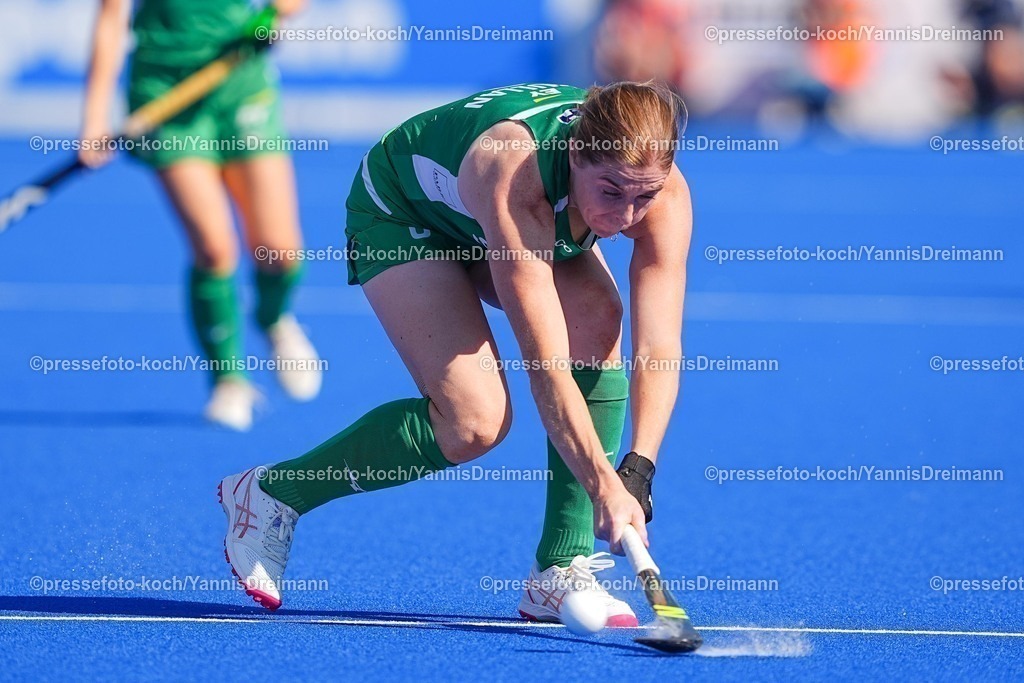 xydrx09082503023 | 09.08.2025, xydrx, Frauen EuroHockey Championship 2025, Gruppenphase, Gruppe a, Niederlande - Irland, Sparkassenpark Mönchengladbach: Kathryn Mullan (IRL #9)