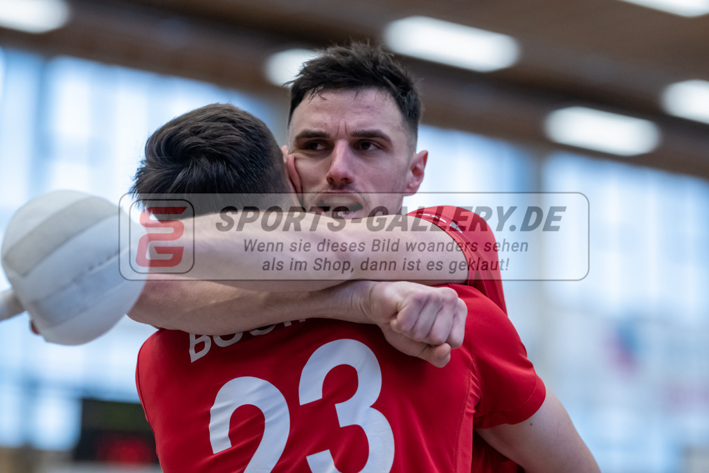 SFE_20230115_0035 | 1. Bundesliga Hockey Herren Schwarz-Weiss Neuss - Crefelder HTC am 15.01.2023 in  (Sporthalle Jahnerstrasse), Photo: Stephan Fehrmann 2022 (Sports-Gallery),Boomes Anton ( Crefelder HTC #23 ),Boomes Anton ( Crefelder HTC #23 )