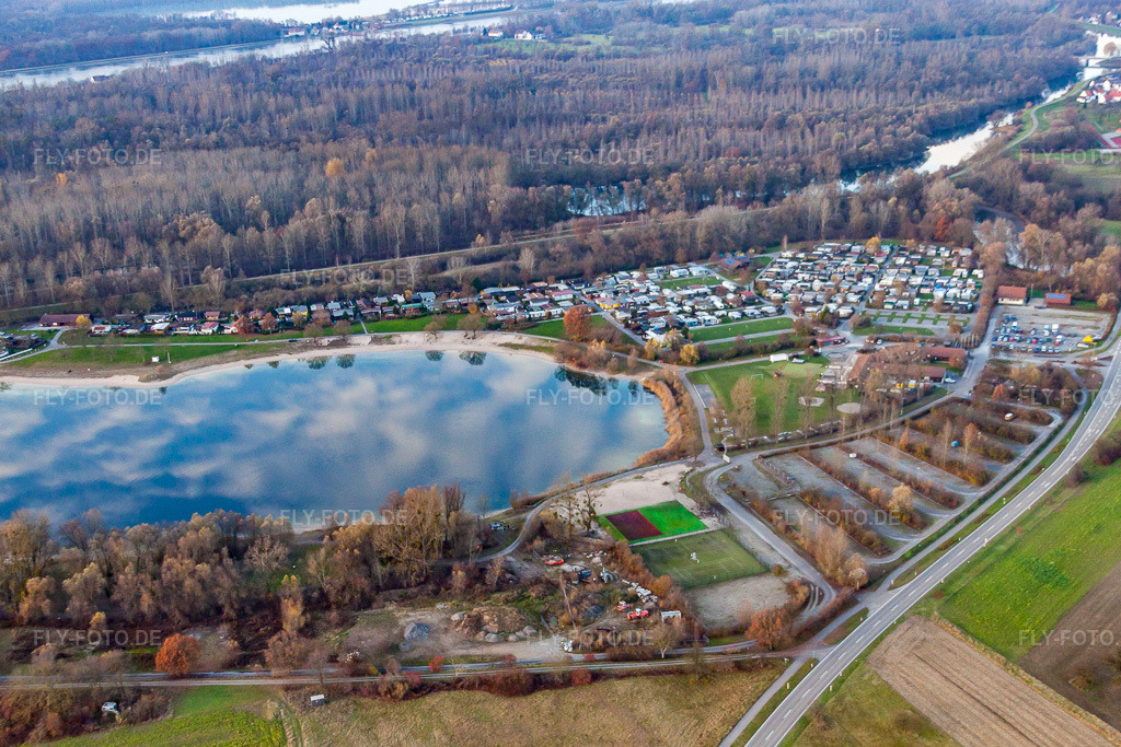 Luftbild: Rastatter Freizeitparadies im Ortsteil Plittersdorf in Rastatt im Bundesland Baden-Württemberg in Deutschland. Foto: IMG_22914.jpg vom 21.11.2009 durch Werner Riehm/FLY-FOTO.de
