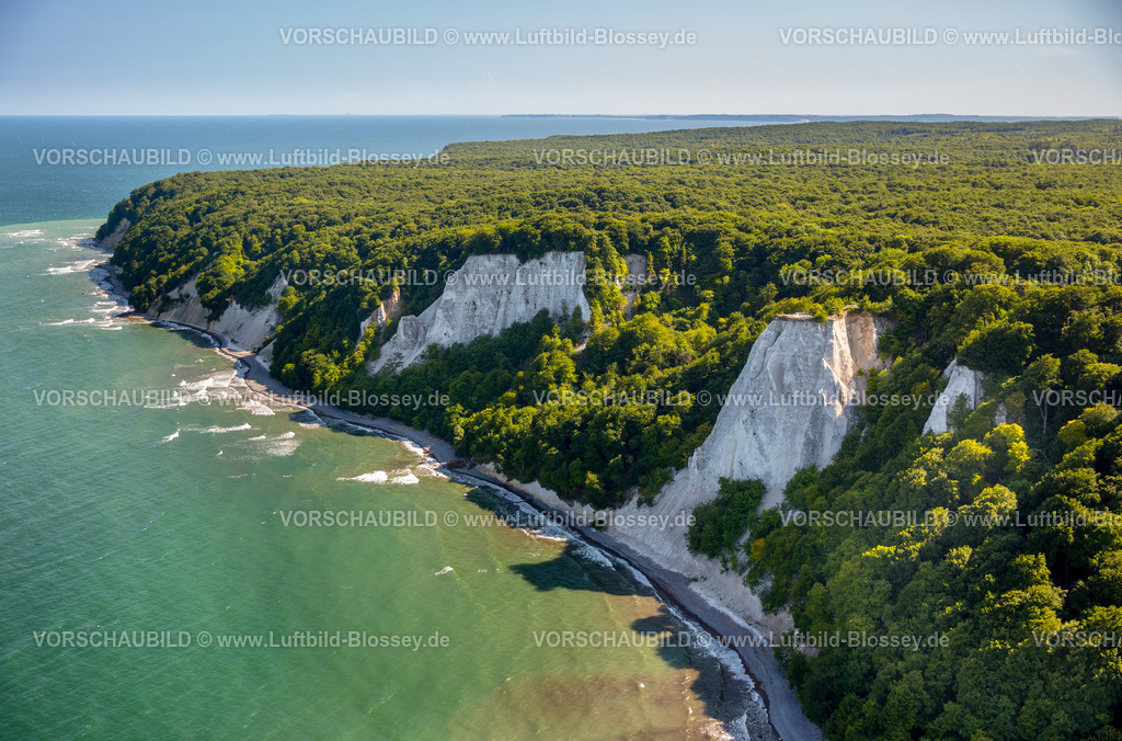 Ostsee16062431Ruegen_Koenigsstuhl | Kreideküste bei Sassnitz im Nationalpark Jasmund, Rügen, Ostseeküste,Mecklenburg-Vorpommern, Vorpommern, Mecklenburg-Vorpommern, Deutschland