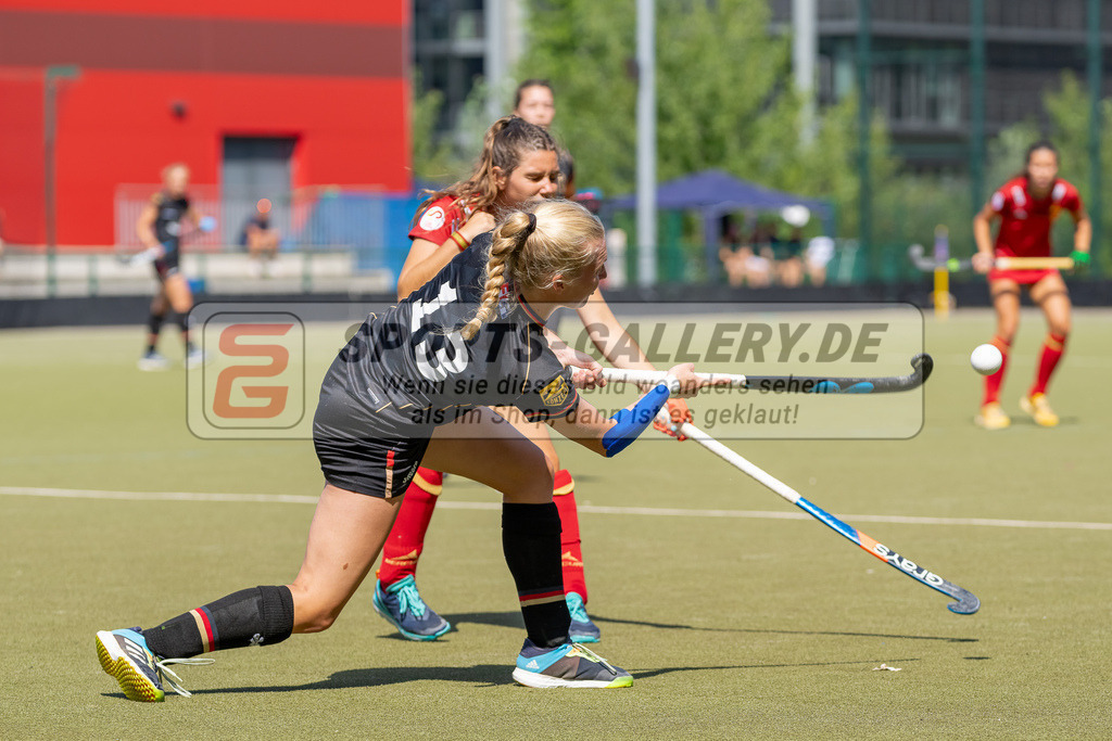 HK_20230823_103855 | 4 Nations Tournament Spiel um Platz 1 ( WU21 ) Germany - Spanien am 23.8.2023 DHC Düsseldorf, Düsseldorf ,