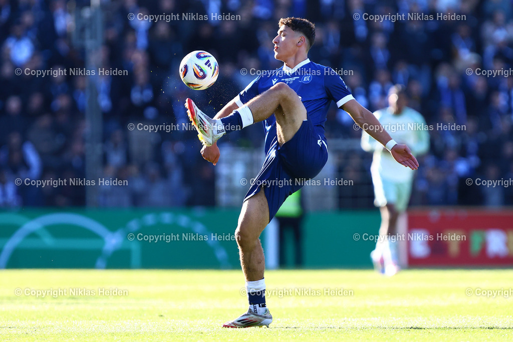 NH_SVWerderBremenU19_KarlsruherSCU19_JuniorenDFBPokal_23052025 | #8 Kemal Cirpan (Karlsruher SC U19)Fußball I Junioren I DFB-Pokal I Saison 2024-2025 I Finale I SV Werder Bremen U19 - Karlsruher SC U19 I 23.05.2025 I Karl-Liebknecht-Stadion