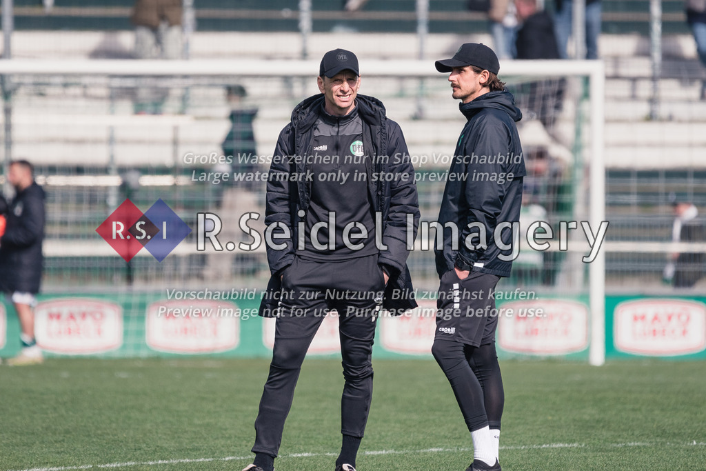 RS-1-044177 | Bastian Reinhardt (Lübeck, Co-Trainer), Arvid Schenk (Lübeck, Co-/Torwarttrainer)