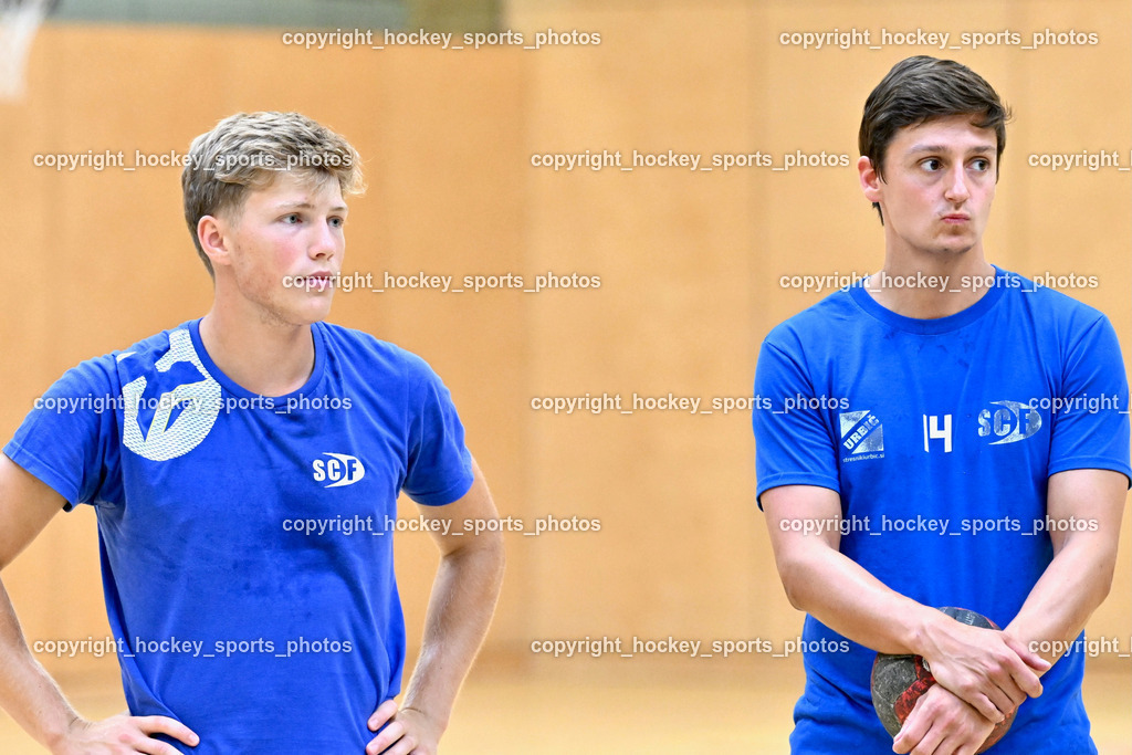 SC Ferlach Trainings -Start | #9 Sager Nico, #14 RATH Mathias SC Ferlach, SC Ferlach Training Start  22.07.2024 in Ferlach (Ballspielhalle Ferlach), Austria, (Photo by Bernd Stefan)