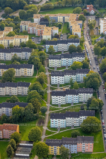 Hagen230903886 | Luftbild, Reihenhaus Mietshäuser Wohnsiedlung Ährenstraße, Twittingstraße, Haspe-West, Hagen, Ruhrgebiet, Nordrhein-Westfalen, Deutschland