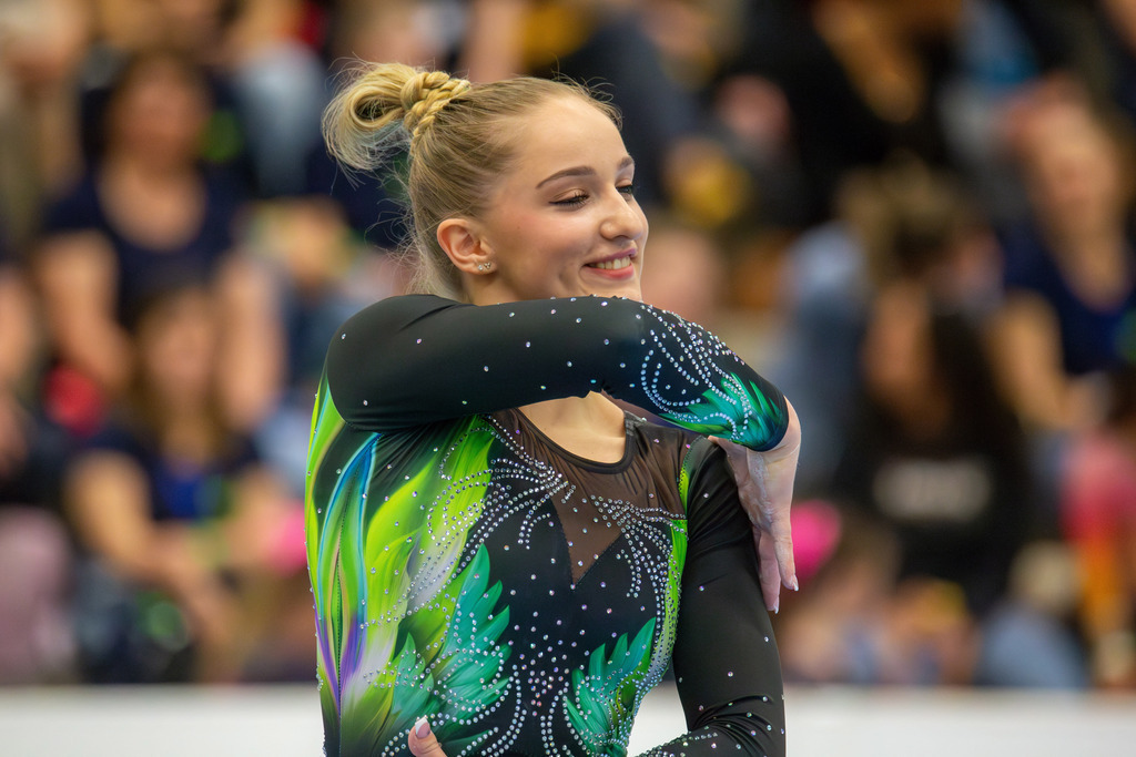 Deutsche Turnliga (Bundesliga) der Frauen, 1. Wettkampftag 2025 in Mannheim***Karina Schönmaier (TSV Tittmoning-Chemnitz) am Boden | Deutsche Turnliga (Bundesliga) der Frauen, 1. Wettkampftag 2025 in Mannheim***Karina Schönmaier (TSV Tittmoning-Chemnitz) am Boden - Realisiert mit Pictrs.com